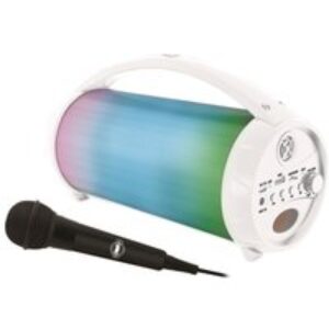 LEXIBOOK iParty BTP585Z Bluetooth Karaoke System - White