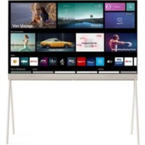 48" LG Objet Collection Posé 48LX1Q6LA  Smart 4K Ultra HD HDR OLED TV with Google Assistant & Amazon Alexa - Beige