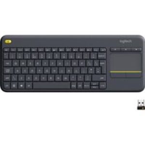 LOGITECH K400 Plus Wireless Keyboard - Dark Grey