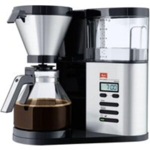 Melitta AromaElegance Deluxe Filter Coffee Machine - Black & Stainless Steel
