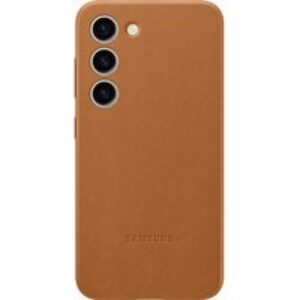 SAMSUNG Galaxy S23 Leather Case - Camel