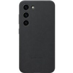 SAMSUNG Galaxy S23 Leather Case - Black