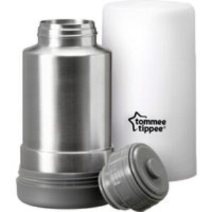 TOMMEE TIPPEE Travel Bottle & Food Warmer - Silver