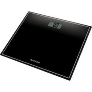 SALTER Compact Glass 9207 BK3R Bathroom Scales - Black