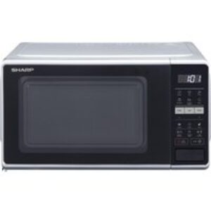 SHARP RS172TS Compact Solo Microwave - Silver