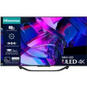 55" HISENSE 55U7KQTUK  Smart 4K Ultra HD HDR Mini-LED TV with Amazon Alexa