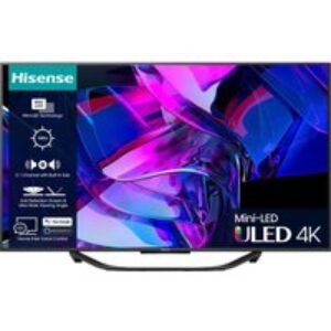 75" HISENSE 75U7KQTUK  Smart 4K Ultra HD HDR Mini-LED TV with Amazon Alexa