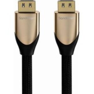 SANDSTROM S2HDMI324 High Speed HDMI Cable with Ethernet - 2 m