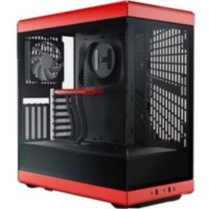 HYTE Y40 ATX Mid-Tower PC Case - Red