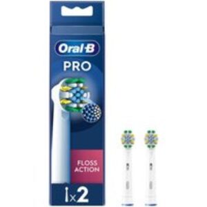 ORAL B Floss Action X-Filaments Power Replacement Toothbrush Head  Pack of 2