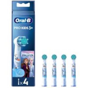 ORAL B Pro Kids Frozen Replacement Toothbrush Head - Pack of 4