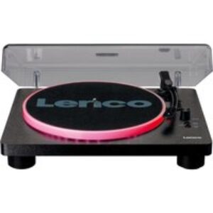 LENCO LS-50LED Belt Drive Turntable - Black
