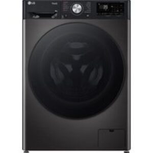 LG Counter-Depth MAX with AI F2Y709BBTN1 9 kg 1200 Spin Washing Machine - Platinum Black