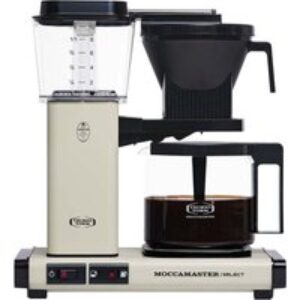 MOCCAMASTER KBG Select 53805 Filter Coffee Machine - Off White