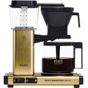 MOCCAMASTER KBG Select 53803 Filter Coffee Machine - Brushed Brass