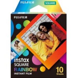 INSTAX Square Rainbow Camera Film - 10 Shot Pack