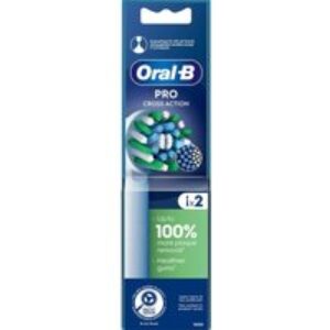 ORAL B CrossAction X-Filaments Replacement Toothbrush Head  Pack of 2