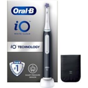 ORAL B iO 3 White Clean Electric Toothbrush with Charger Pouch