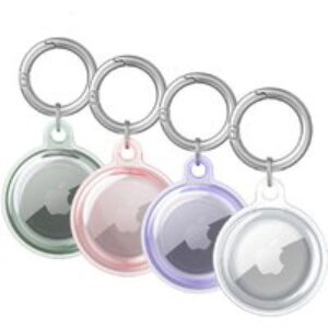 ICANDY TPU Airtag Clear Case Holder - Pack of 4