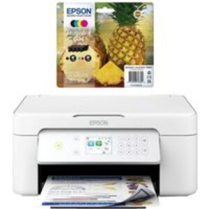 Epson Expression Home XP-4205 All-in-One Wireless Inkjet Printer & Full Set of Ink Cartridges Bundle