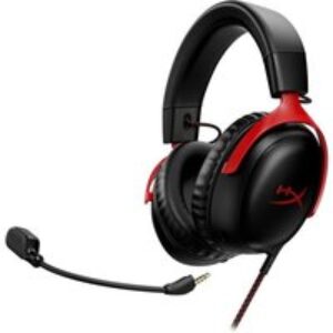 HYPERX Cloud III Gaming Headset - Black & Red