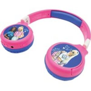 LEXIBOOK HPBT010BB Wireless Bluetooth Kids Headphones - Barbie