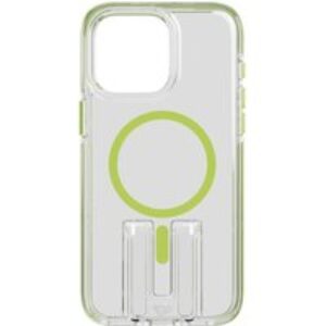TECH21 Evo Crystal Kick iPhone 15 Pro Max Case with MagSafe - Clear & Lime