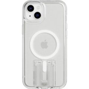 TECH21 Evo Crystal Kick iPhone 15 Plus Case with MagSafe - Clear & White