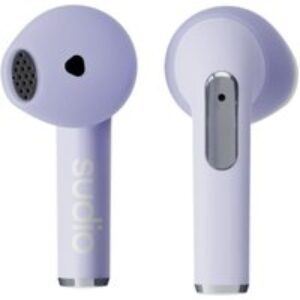 SUDIO N2 Wireless Bluetooth Noise-Cancelling Earbuds - Purple