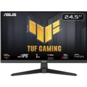 ASUS TUF VG259Q3A Full HD 24.5" IPS LCD Gaming Monitor - Black