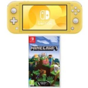 Nintendo Switch Lite & Minecraft Bundle - Yellow