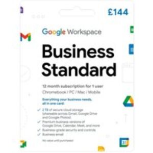 GOOGLE Workspace Business Standard - 1 year for 1 user