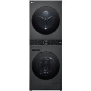 LG WashTower WT1210BBTN1 WiFi-enabled 12 kg Washer Dryer - Black
