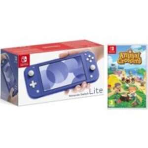 Nintendo Switch Lite Blue & Animal Crossing: New Horizons Bundle