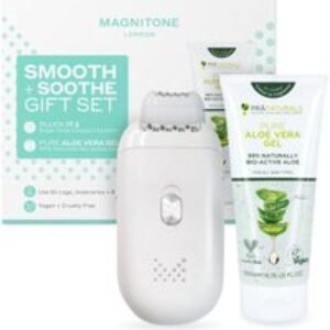 MAGNITONE London Smooth  Soothe Pluck It 2 Epilator Gift Set - White