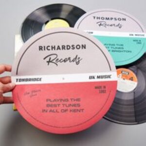 Personalised Individual Vinyl Record Slip Mat