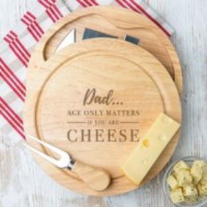 Personalised Birthday Cheese Board Set