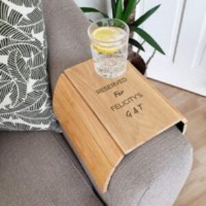 Personalised Message Sofa Tray