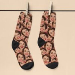 Personalised Men's Face Photo Socks