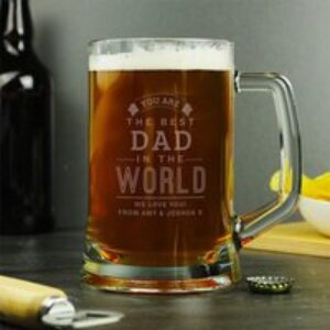 Personalised "The Best In The World" Pint Tankard