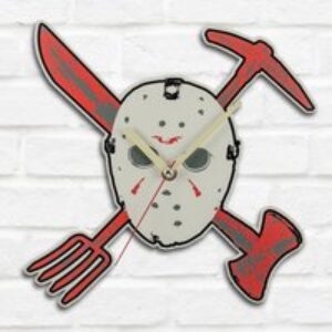 Friday the 13th Jason Mask Wall Clock