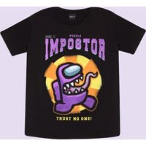 Among Us Purple Imposter Kids T-Shirt 12-13 Years (Out of Stock)