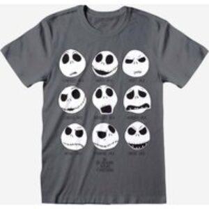 Nightmare Before Christmas The Many Faces of Jack T-Shirt Medium