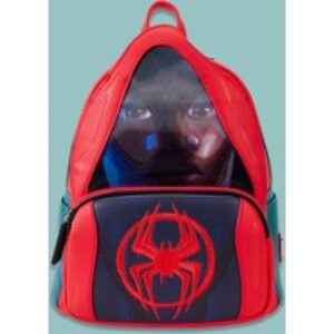 Marvel Spiderverse Miles Morales Hoodie Cosplay Loungefly Mini Backpack