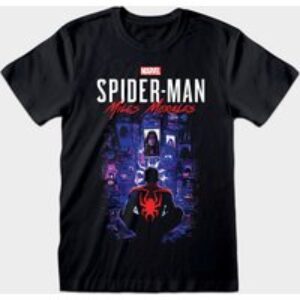 Spider-Man Miles Morales Video Game City Overwatch T-Shirt XX-Large