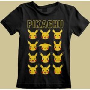 Pokemon: Pikachu Faces Kids T-Shirt 12-13 Years