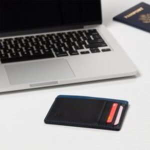 Visconti Stealth RFID Cardholder - Black/Cobalt