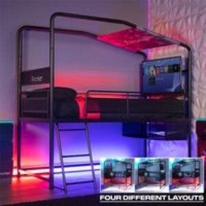 X Rocker Contra Gaming 4 Way Build Bunk Bed
