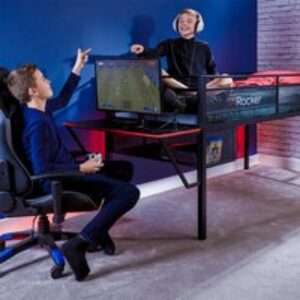 X Rocker Sanctum Gaming Bed and Desk Combo