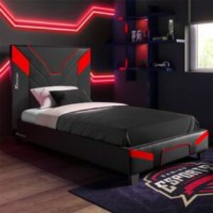 X Rocker Cerberus MKII Single Gaming Bed-in-a-Box – Carbon Red